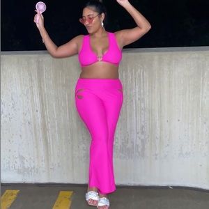 Heart ringed center pink Barbie outfit 💖